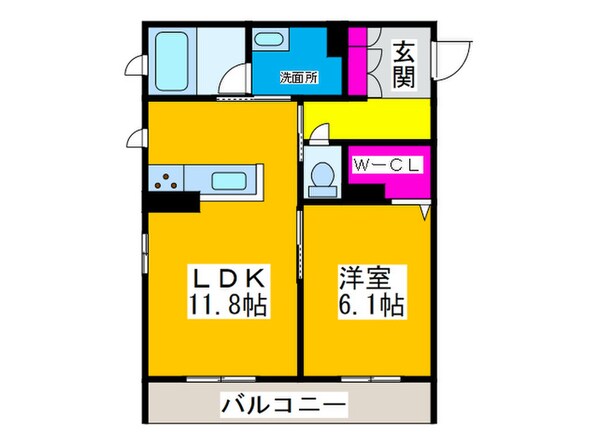 フォレナ東雲の物件間取画像